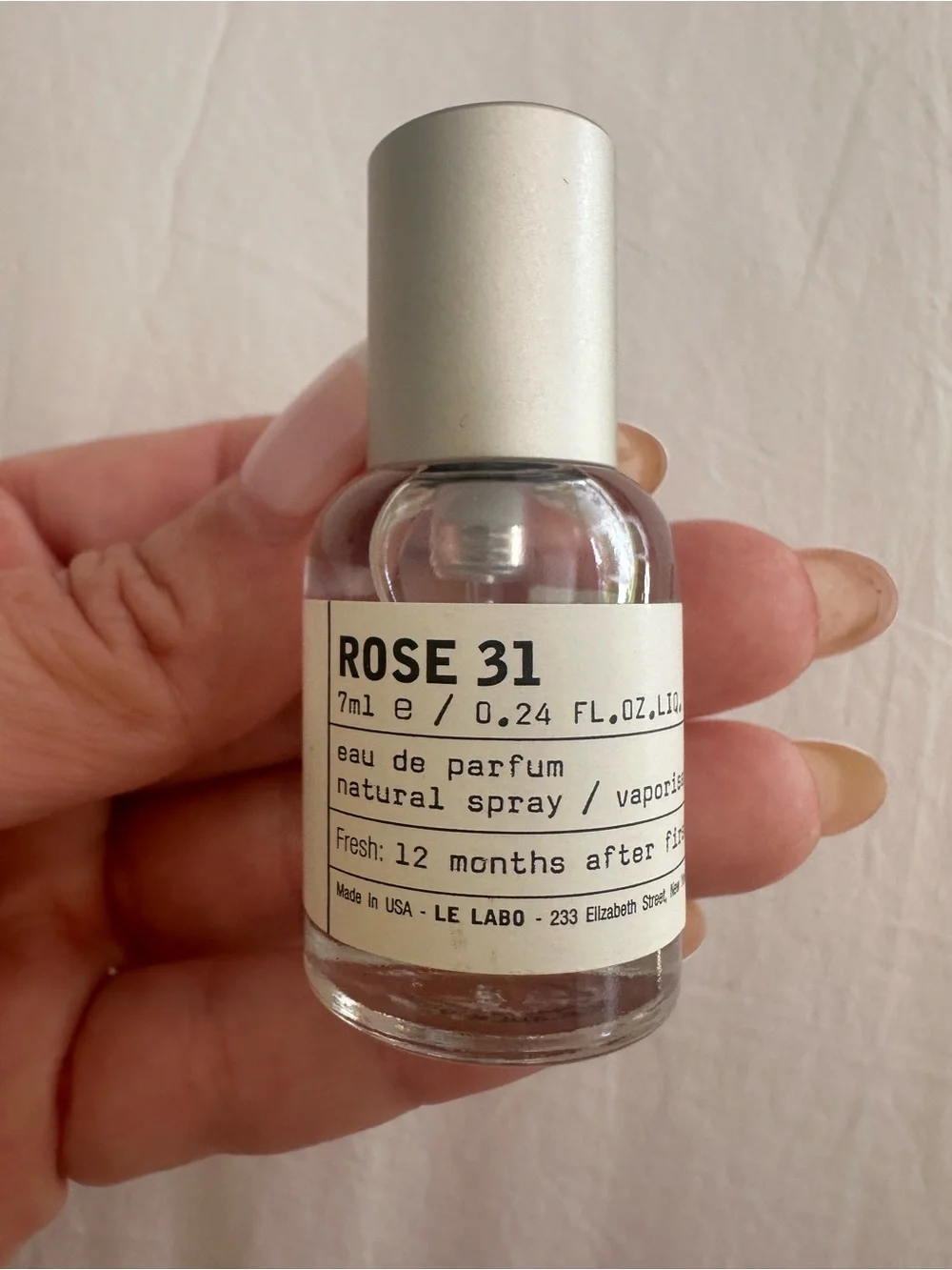 NWOB Le Labo Rose 31 (Silver/Clear)